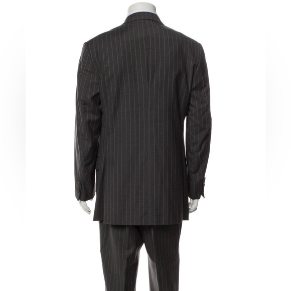 [SOLD] ISAIA Grey Pinstripe Suit In Perfect Condition - Size IT50 - Picture 3 of 7